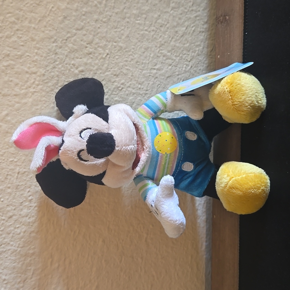 NWT Disney Dan Dee Plush Mickey Mouse Bunny Ears 10 inch Vintage